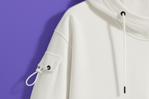Utility Pocket Zip-Up Hoodie UP-AK002 - Image 4