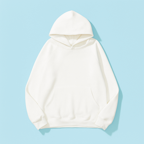 Classic White Oversized Hoodie OH-AK008