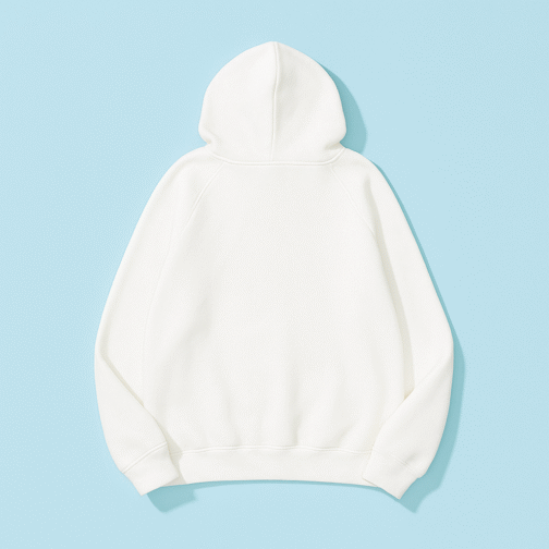 Classic White Oversized Hoodie OH-AK008 - Image 2