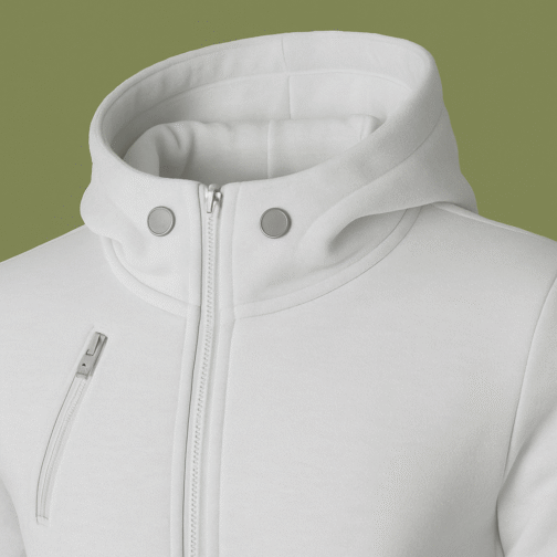 Futuristic Zipper Hoodie FZ-AK009 - Image 4