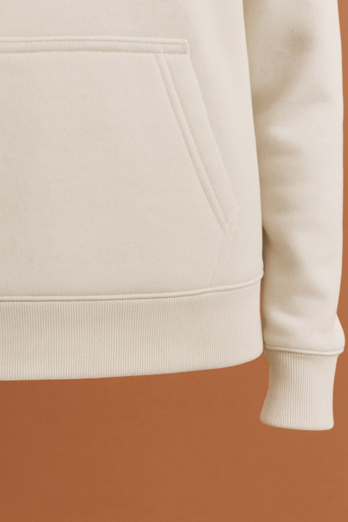 Quarter‑Zip Fleece Sweatshirt with Kangaroo Pocket QZ-AK018 - Image 3
