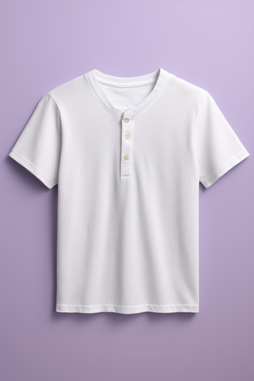 Henley Neck T-Shirt HN-AK008