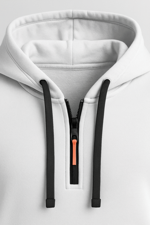 Zip-Accent Hoodie - Image 2