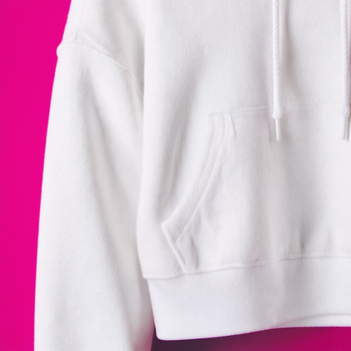Cropped Pullover Hoodie CP-003 - Image 4