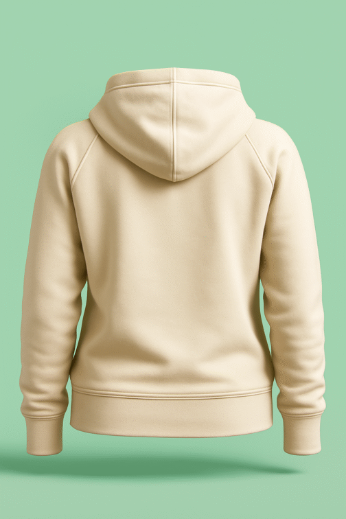 Half-Zip Hoodie with Kangaroo Pocket ZH-AK014 - Image 3