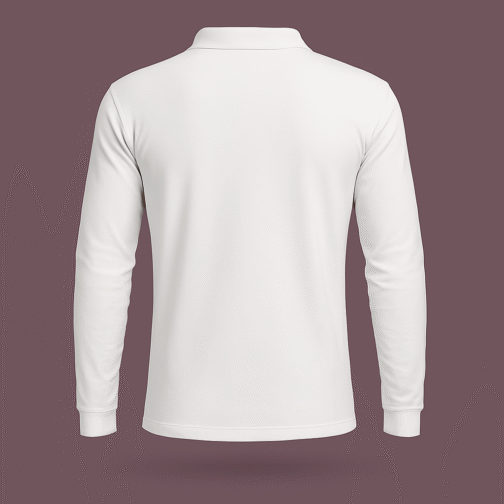 Long‑Sleeve Polo LP-AK016 - Image 3