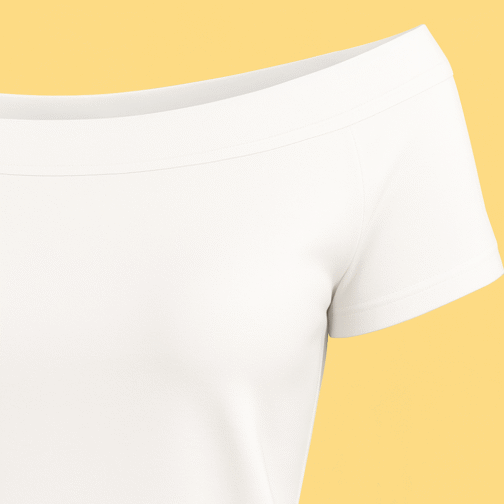 Off-Shoulder T-Shirt ST-AK011 - Image 2