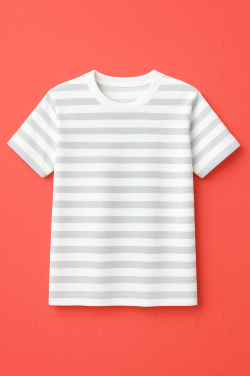 Striped Crewneck T‑Shirt  SC-AK022