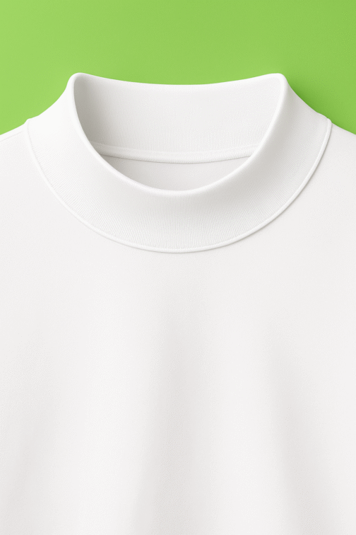 Mock‑Neck T‑Shirt MS-AK021 - Image 2