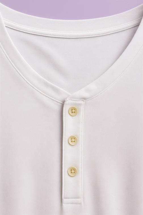 Henley Neck T-Shirt HN-AK008 - Image 2
