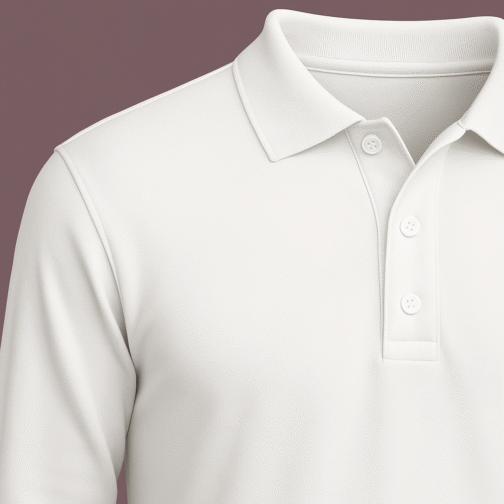 Long‑Sleeve Polo LP-AK016 - Image 4