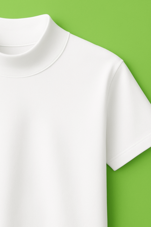 Mock‑Neck T‑Shirt MS-AK021 - Image 3